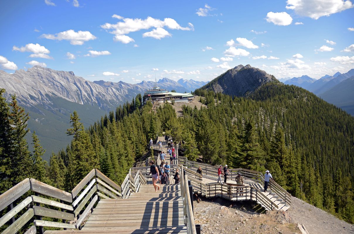 19 Mount Rundle And Spray Valley, Banff Gondola Station, Sundance Range From Banff Gondola On Sulphur Mountain In Summer